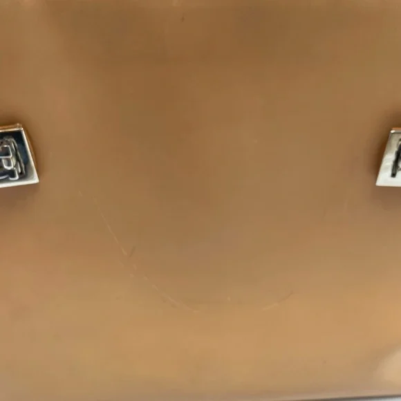 Salvatore Ferragamo Gantsini Handbag S Bag 2way Brown Natural Leather
